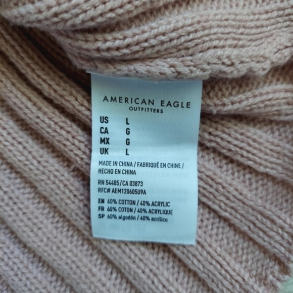 AEO Cropped Crew Neck Knit Sweater - Picture 13 of 13